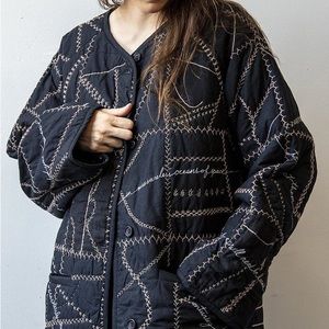 Haptic Lab Walt Whitman Leaves of Grass Quilt Jacket - size m